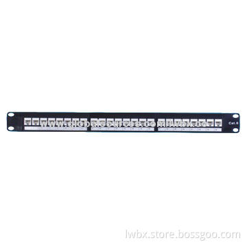 110 dual IDC type cat5e/6 24-/48-port patch panel